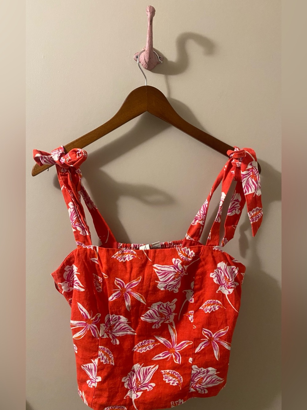 Joie Linen Blend Crop Top